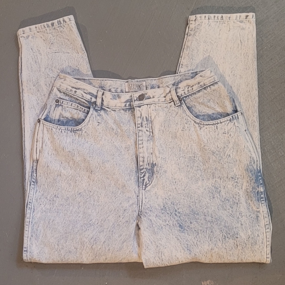 Vintage acid wash jeans